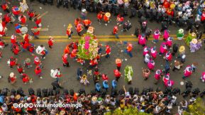 Multitudinaria procesión marca el retorno de Santo Domingo de Guzmán a Las Sierritas