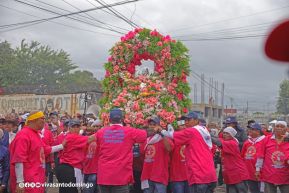 Multitudinaria procesión marca el retorno de Santo Domingo de Guzmán a Las Sierritas