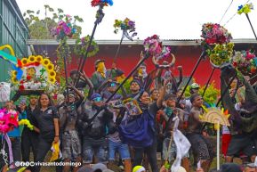 Multitudinaria procesión marca el retorno de Santo Domingo de Guzmán a Las Sierritas