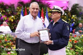 Fuerza Naval del Ejército de Nicaragua cumple 45 años de servicio a la patria con acto en Managua