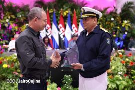 Fuerza Naval del Ejército de Nicaragua cumple 45 años de servicio a la patria con acto en Managua