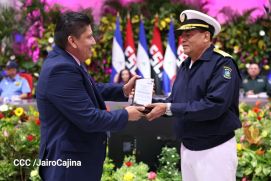 Fuerza Naval del Ejército de Nicaragua cumple 45 años de servicio a la patria con acto en Managua