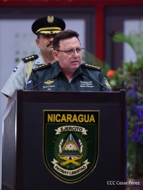 Fuerza Naval del Ejército de Nicaragua cumple 45 años de servicio a la patria con acto en Managua