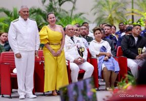 Fuerza Naval del Ejército de Nicaragua cumple 45 años de servicio a la patria con acto en Managua
