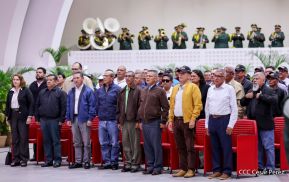 Fuerza Naval del Ejército de Nicaragua cumple 45 años de servicio a la patria con acto en Managua