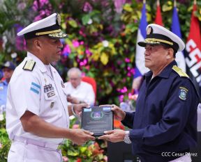 Fuerza Naval del Ejército de Nicaragua cumple 45 años de servicio a la patria con acto en Managua