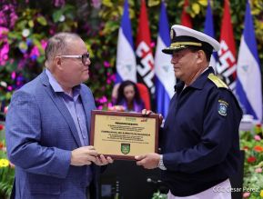 Fuerza Naval del Ejército de Nicaragua cumple 45 años de servicio a la patria con acto en Managua