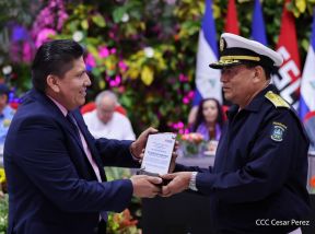 Fuerza Naval del Ejército de Nicaragua cumple 45 años de servicio a la patria con acto en Managua