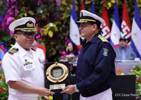 Fuerza Naval del Ejército de Nicaragua cumple 45 años de servicio a la patria con acto en Managua