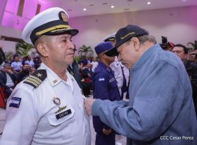Fuerza Naval del Ejército de Nicaragua cumple 45 años de servicio a la patria con acto en Managua