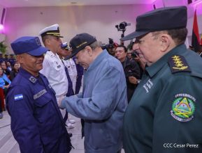 Fuerza Naval del Ejército de Nicaragua cumple 45 años de servicio a la patria con acto en Managua