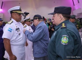 Fuerza Naval del Ejército de Nicaragua cumple 45 años de servicio a la patria con acto en Managua