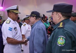Fuerza Naval del Ejército de Nicaragua cumple 45 años de servicio a la patria con acto en Managua