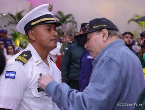 Fuerza Naval del Ejército de Nicaragua cumple 45 años de servicio a la patria con acto en Managua