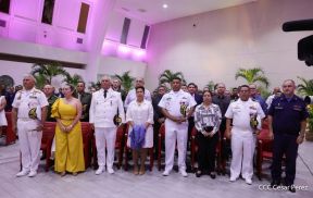Fuerza Naval del Ejército de Nicaragua cumple 45 años de servicio a la patria con acto en Managua