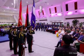 Fuerza Naval del Ejército de Nicaragua cumple 45 años de servicio a la patria con acto en Managua