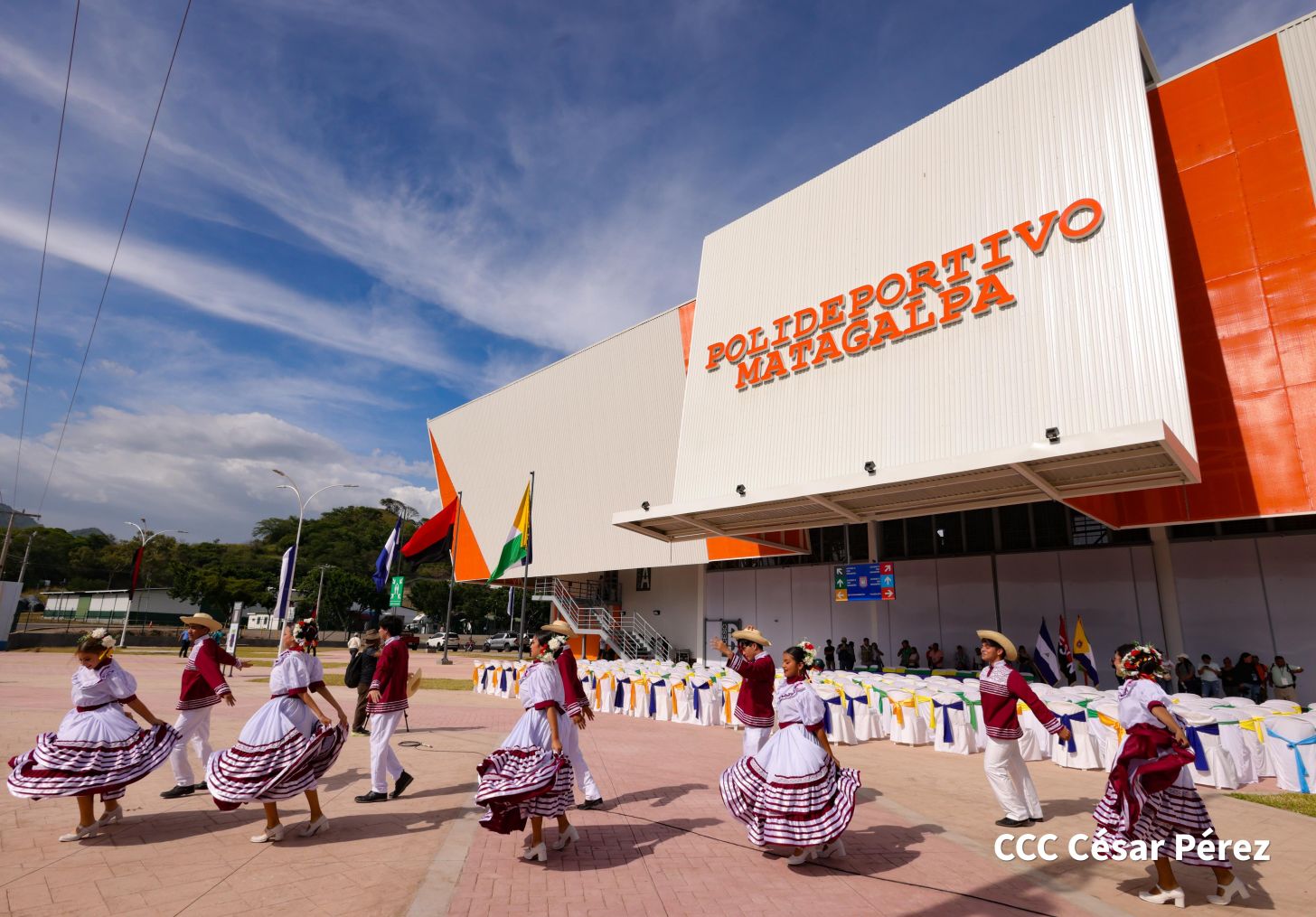 Inauguración del moderno Polideportivo Matagalpa