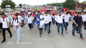 Entregamos a las familias nicaragüenses Paso a Desnivel Comandante Julio Buitrago Urroz