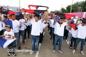 Entregamos a las familias nicaragüenses Paso a Desnivel Comandante Julio Buitrago Urroz