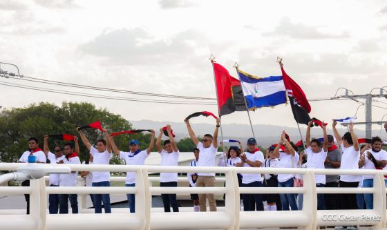 Entregamos a las familias nicaragüenses Paso a Desnivel Comandante Julio Buitrago Urroz
