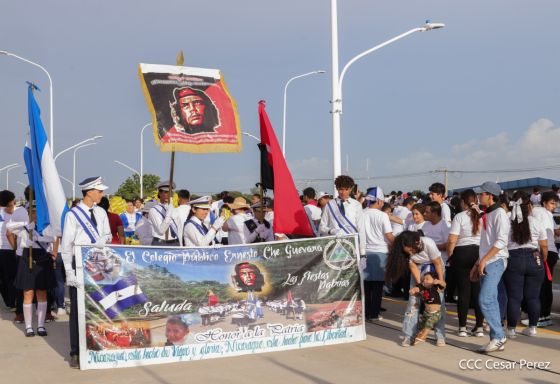 Entregamos a las familias nicaragüenses Paso a Desnivel Comandante Julio Buitrago Urroz