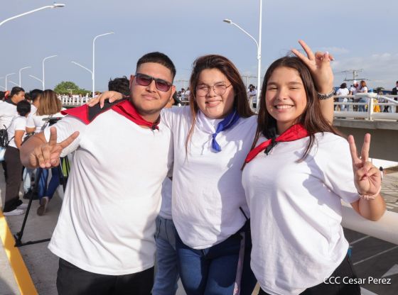 Entregamos a las familias nicaragüenses Paso a Desnivel Comandante Julio Buitrago Urroz