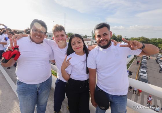 Entregamos a las familias nicaragüenses Paso a Desnivel Comandante Julio Buitrago Urroz