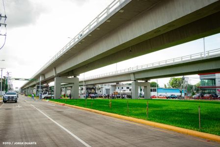 Entregamos a las familias nicaragüenses Paso a Desnivel Comandante Julio Buitrago Urroz