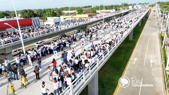Entregamos a las familias nicaragüenses Paso a Desnivel Comandante Julio Buitrago Urroz