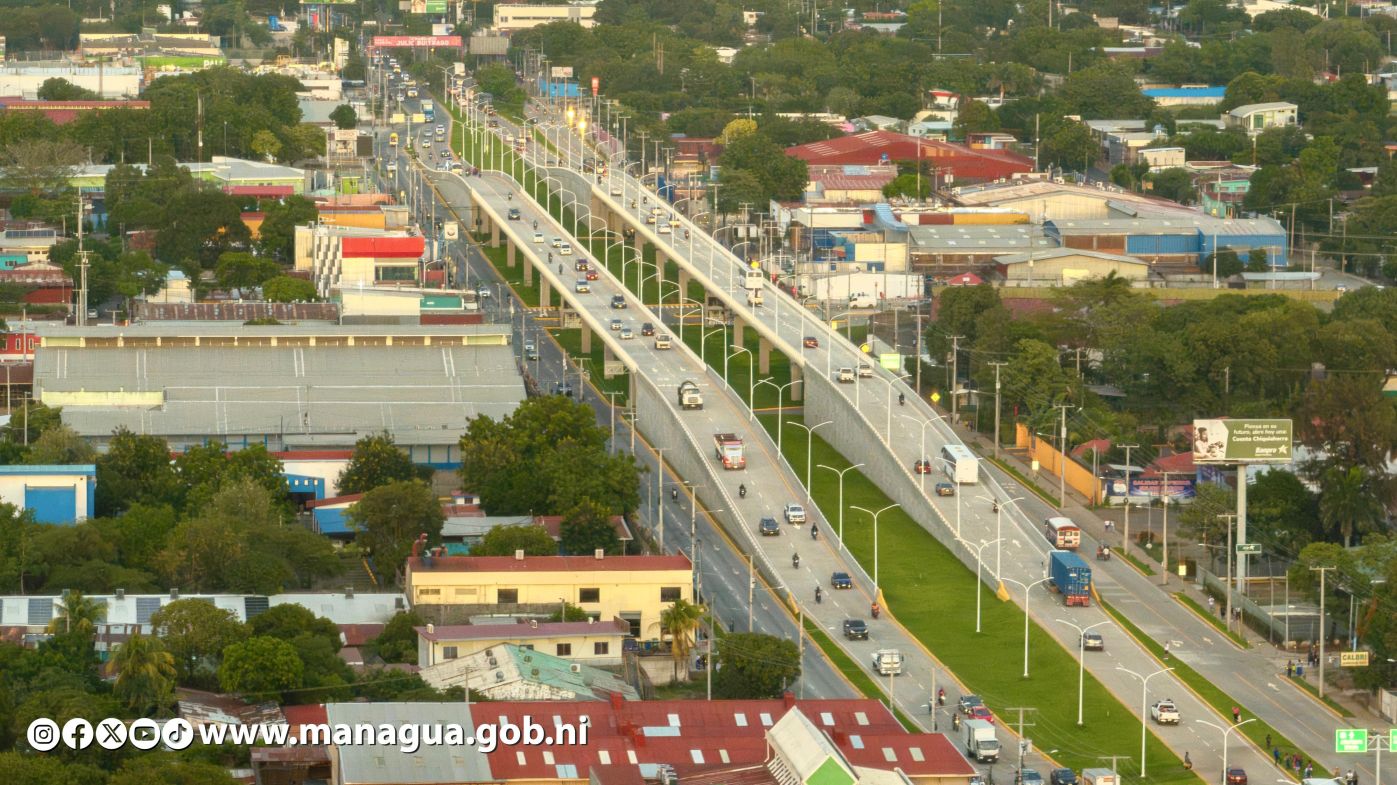 Entregamos a las familias nicaragüenses Paso a Desnivel Comandante Julio Buitrago Urroz