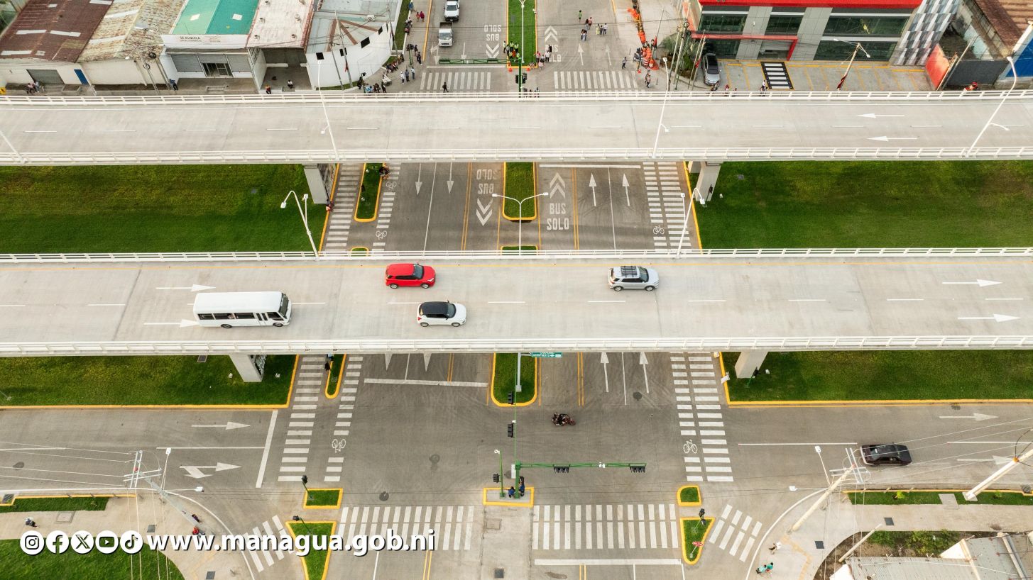 Entregamos a las familias nicaragüenses Paso a Desnivel Comandante Julio Buitrago Urroz