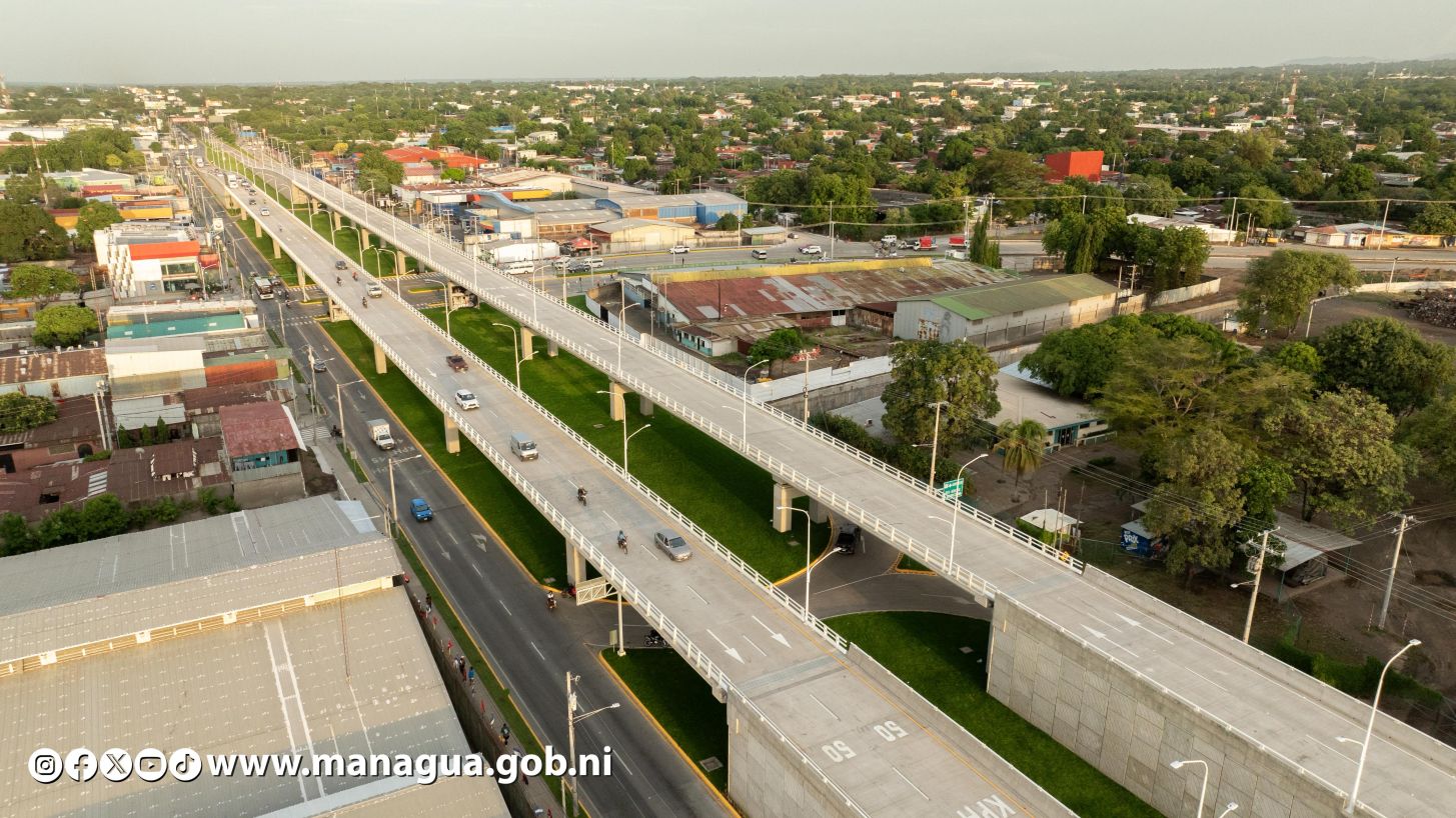 Entregamos a las familias nicaragüenses Paso a Desnivel Comandante Julio Buitrago Urroz