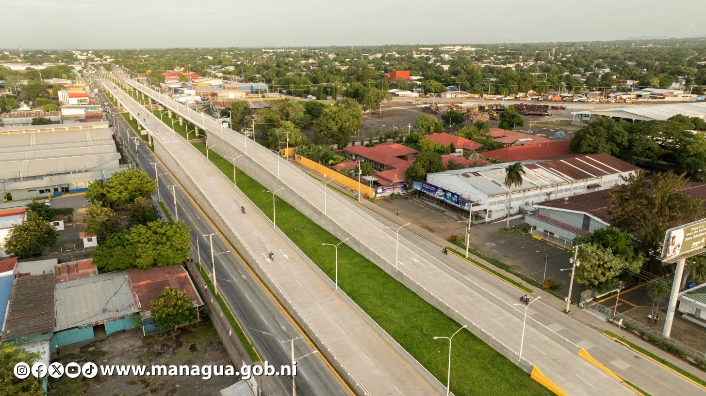 Entregamos a las familias nicaragüenses Paso a Desnivel Comandante Julio Buitrago Urroz