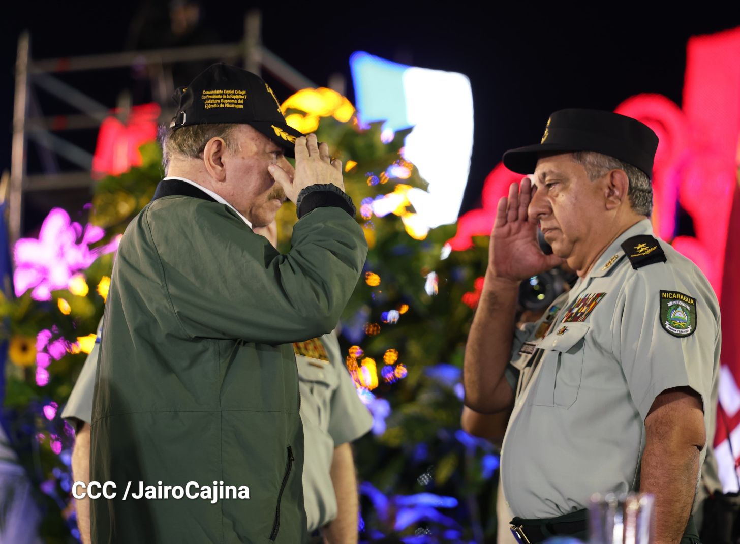 Acto central por los 46 años de fundación del Ejército de Nicaragua 