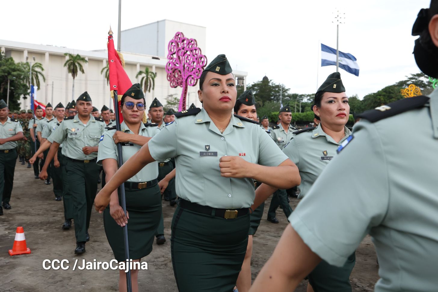Acto central por los 46 años de fundación del Ejército de Nicaragua 
