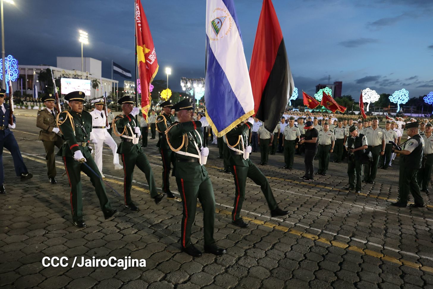 Acto central por los 46 años de fundación del Ejército de Nicaragua 