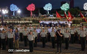 Acto central por los 46 años de fundación del Ejército de Nicaragua 