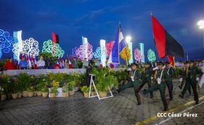 Acto central por los 46 años de fundación del Ejército de Nicaragua 