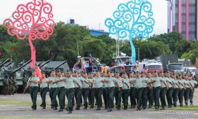 Acto central por los 46 años de fundación del Ejército de Nicaragua 