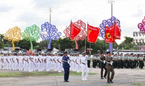 Acto central por los 46 años de fundación del Ejército de Nicaragua 