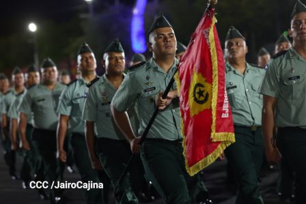 Pueblo-Ejército: Desfile del 46 aniversario de constitución del Ejército de Nicaragua