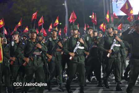 Pueblo-Ejército: Desfile del 46 aniversario de constitución del Ejército de Nicaragua