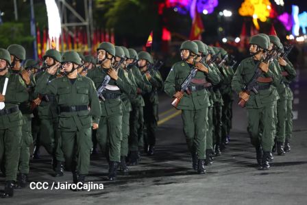 Pueblo-Ejército: Desfile del 46 aniversario de constitución del Ejército de Nicaragua