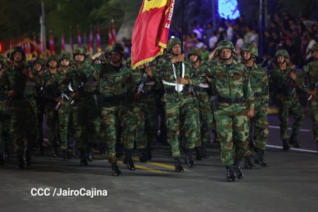 Pueblo-Ejército: Desfile del 46 aniversario de constitución del Ejército de Nicaragua