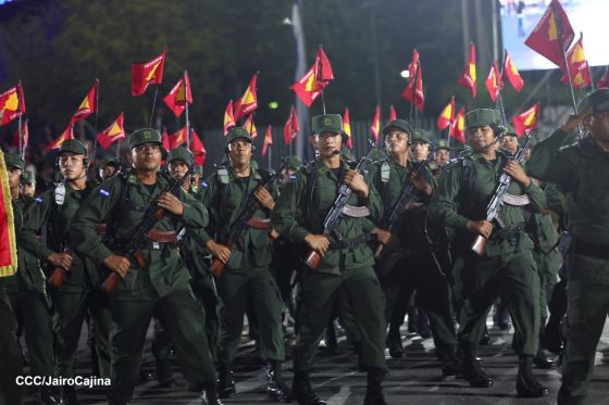 Pueblo-Ejército: Desfile del 46 aniversario de constitución del Ejército de Nicaragua
