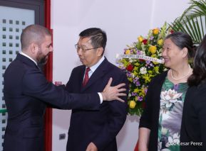 Recepción por el 80 aniversario de la Victoria de China en la Guerra de Resistencia contra la Agresión Japonesa
