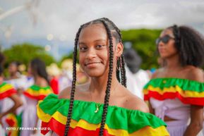 Gran Baile del Huipil en la Plaza Soberanía en Managua