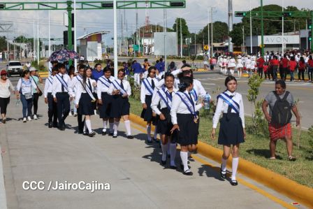 Gobierno de Rosario y Daniel entregan a las familias Primer Tramo de la Pista Héroes de La Insurrección