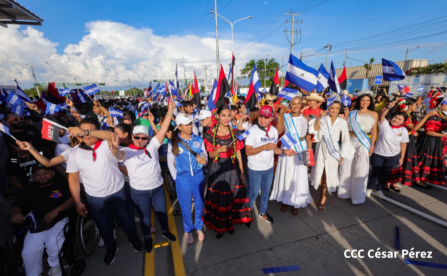 Gobierno de Rosario y Daniel entregan a las familias Primer Tramo de la Pista Héroes de La Insurrección