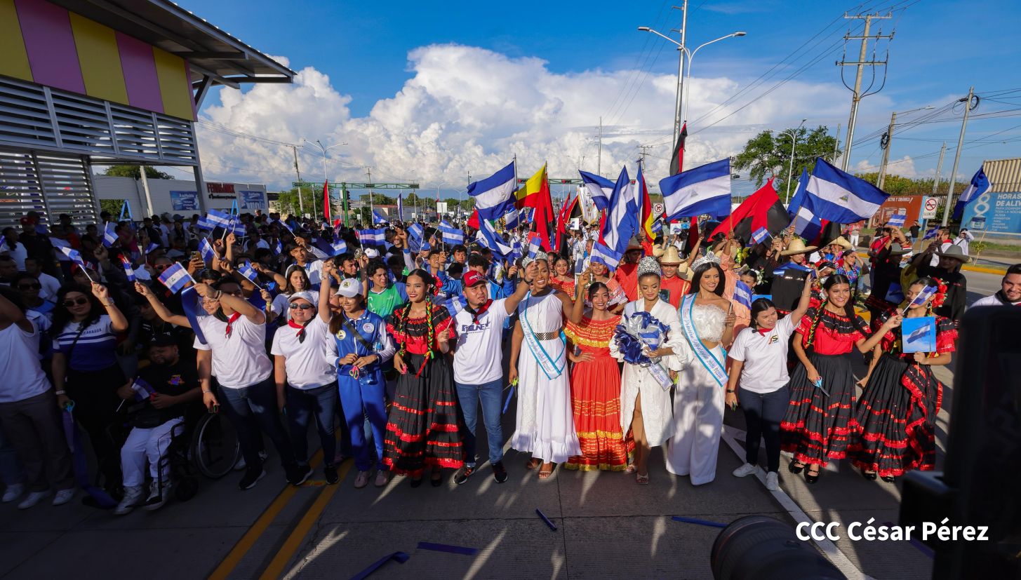 Gobierno de Rosario y Daniel entregan a las familias Primer Tramo de la Pista Héroes de La Insurrección